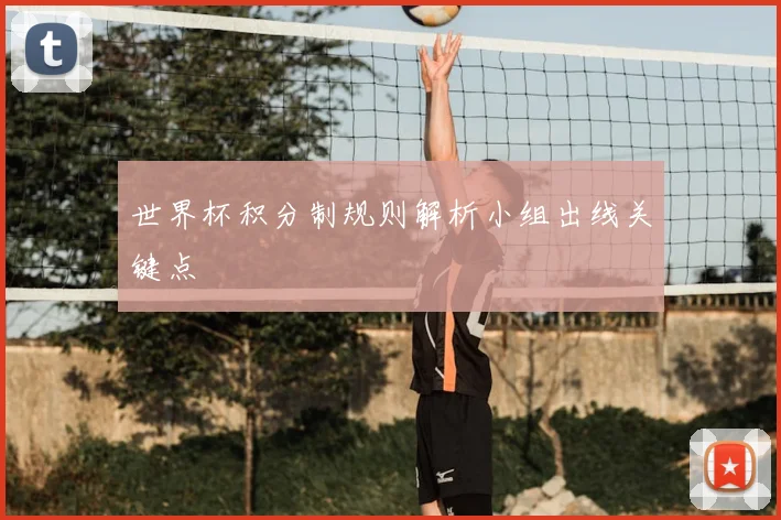 世界杯积分制规则解析小组出线关键点